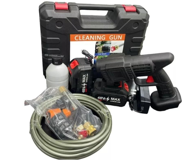 HidroJet Pro Max – Lavadora Portátil de Alta Presión 48V con Maleta
