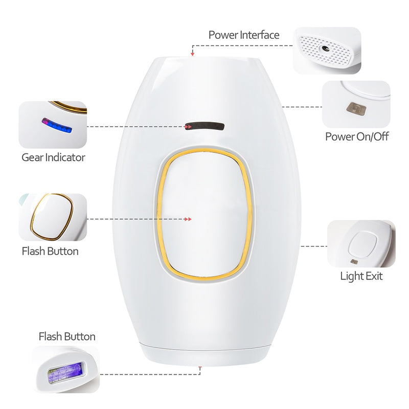 Depiladora IPL profesional para uso doméstico