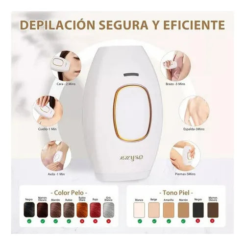 Depiladora IPL profesional para uso doméstico